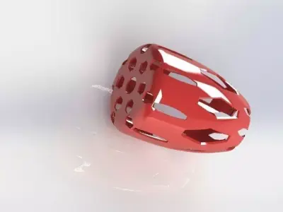 Lampshades dice with holes in it Free 3D print model
