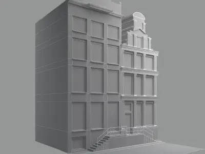 Building amsterdam 3D model