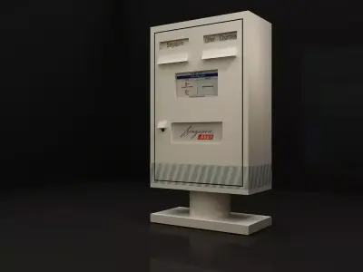 Singapore Post Box 3D model