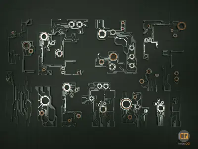 Tech shapes-TS1 kit 3D model