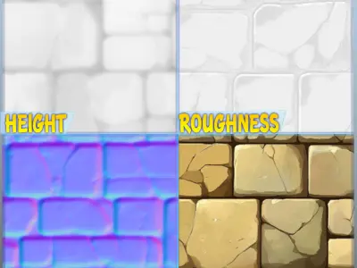 Stylized Wall Seamless Texture Texture 15