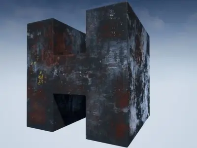 Seamless Customizable Metal Material Pack 104 Texture