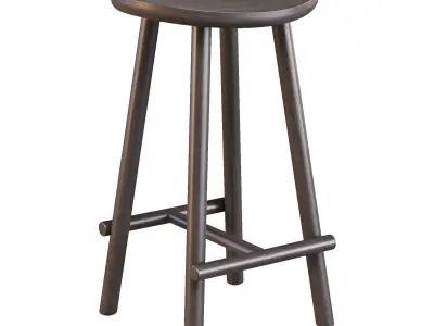 GlobeWest Tolv Figura - Counter Stool 3D model