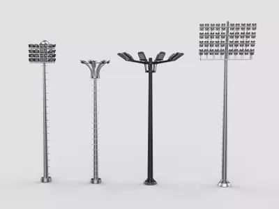 Stadium Light Tower all 3D model
