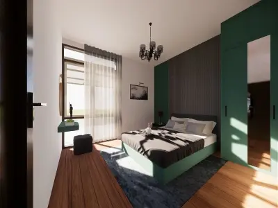 3D FULL EXTERIOR AND INTERIOR HOME TOUR 3D model