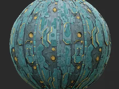 Sci-FI Seamless Texture  Texture 2
