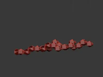 WELLES Long Chandelier von Gabriel Scott 3D model purchase