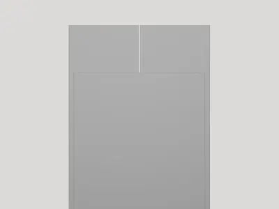 Basic Poster Board - Geometry Only No Textures No Materials 3D model