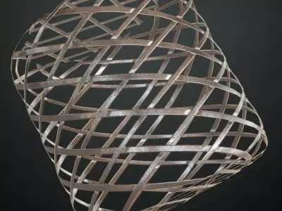 Pattern Metal Weave Transparent PBR Seamless Texture purchase