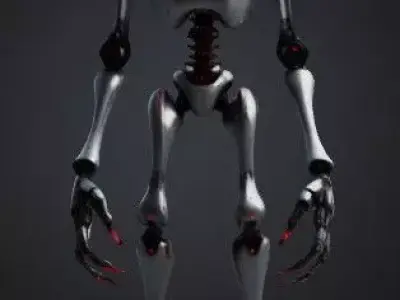 Scary robot 3D model