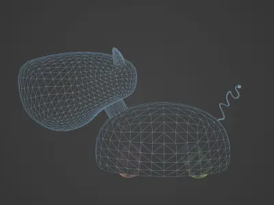 Metal Toy Dog 3D model