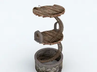 Castle pack part2 Low-poly 3D model