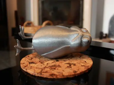   A little standing Porg 3D print model