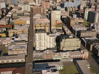 City 11 Low-poly 3D model