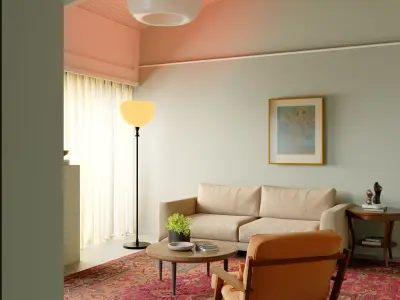 living room 3D model 139