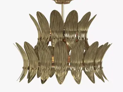 arteriors Analise Two Tier Chandelier 3D model