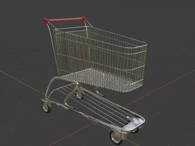 Shopping Cart 3D model