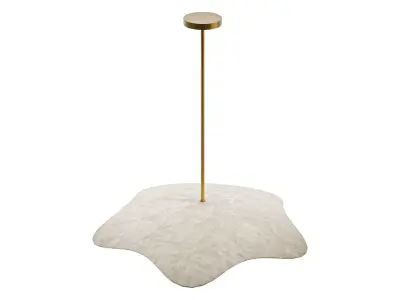 Soft Petal Pendant Light 3D model