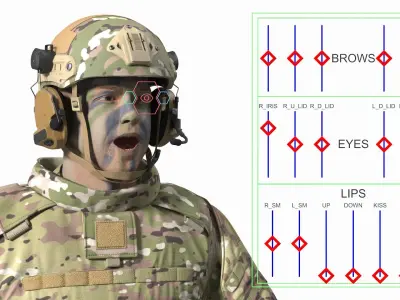  LCVP MK5 with Soldiers Rigged 