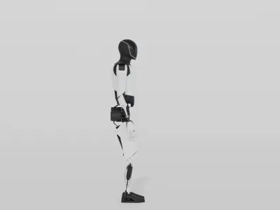 Optimus Robot Controlled Rig 3D Model  3D model