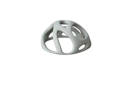 SciFi Cube Object No 44531 Low Poly Shape Low-poly 3D model