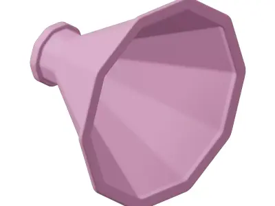 Plastic Exquisite Lamp Reflector Toy 3D model