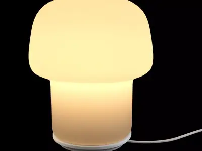 TOKABO table lamp with mushroom 3D model