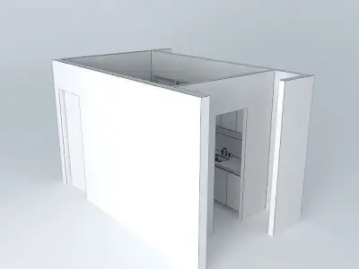 casamentoorkut box with window Free 3D model