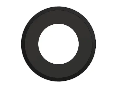 Tampa de Lanterna Lantern Cover 1pol x 4mm 3D print model