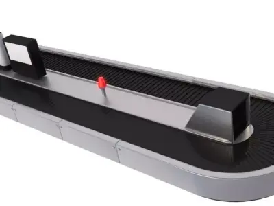 Airport Baggage Carousel 3D model