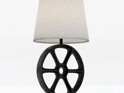 Restoration Hardware Gearworks Table Lamp Base 3D model