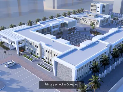 School buildings collection 3D Model Pack