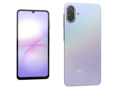 Samsung Galaxy A07 5G Light Violet 3D model