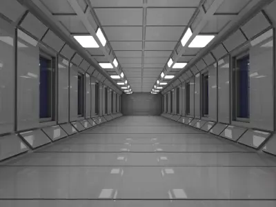 Sci Fi Interior 3D model buy