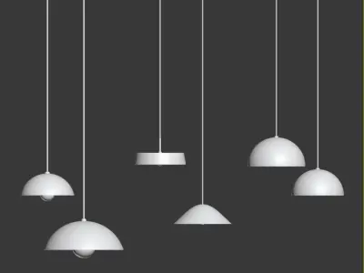 Ceiling Light Collection 4 Type 3D model