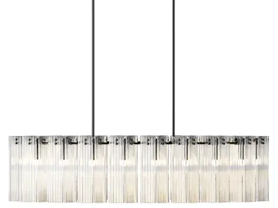 Delsie Oval Chandelier 3D model