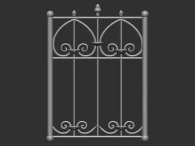 Railing Designs IMM OBJ Brush Pack 10 in One 3D model