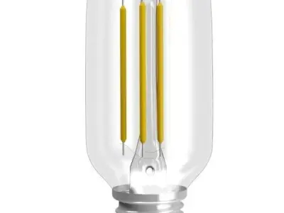 filament led light bulb 3D model