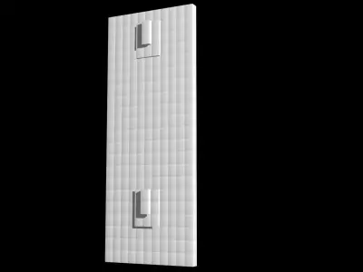 3d Mapping Wall in and out Boxes  3D model