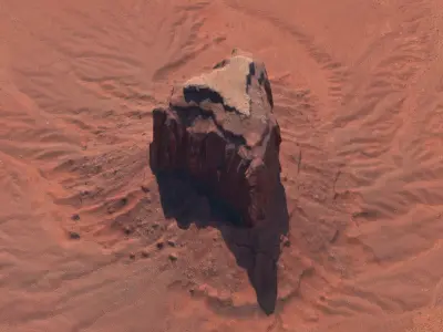 Monument Valley Butte Mountain 03 3D model