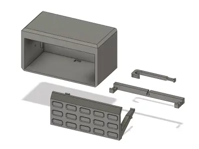 Garage Key Holder 3D print model