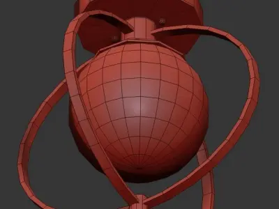 Piltz Satin Brass 15 3D model