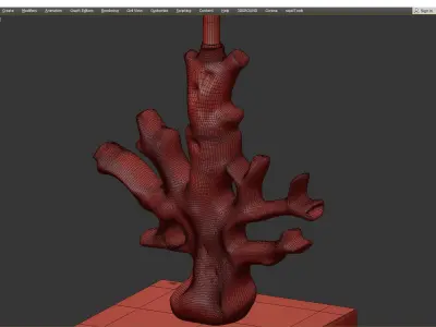 Delight Collection BT 1004 brass Low-poly 3D model