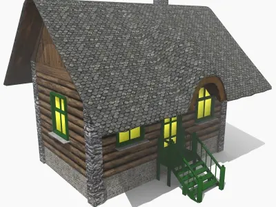 Christmas Lodge 3D model