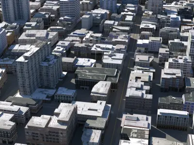 City 113 Low-poly 3D model