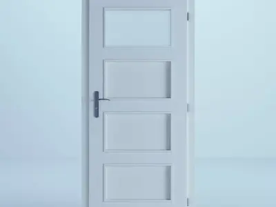 White Door 60 3D model