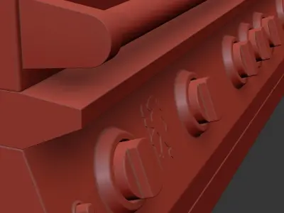 Lion L90000 Premium Grill Low-poly 3D model