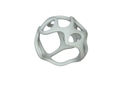 SciFi Cube Object No 39865 Low Poly Shape Texture