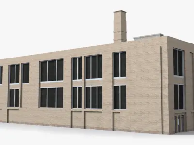 Factory x9 Low-poly 3D model purchase