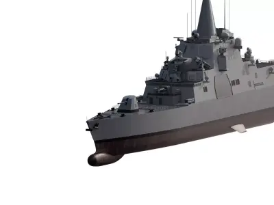HEAVY NAVY FRIGATE 3D model